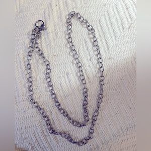 Chico’s Silvertone Links Necklace or Belt